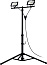 Светодиодные прожекторы на штативе ЗУБР ПСК 30х2, 2 х 30 Вт, 6500 К, IP 65, 1.6 м
