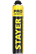 Монтажная пена, PROFESSIONAL STAYER PRO 750мл пистолетная всесезонная выход до 35л