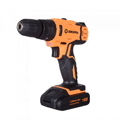 Дрель-шуруповерт ударный ВИХРЬ ДА-18Л-2КУ