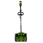 Снегоуборщик аккумуляторный Greenworks GD40SS2, 40V, 30 см, с регулир выброс, б/щ, с 1хАКБ 5 Ач и ЗУ