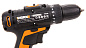 Дрель-шуруповерт аккумуляторная Worx WX101, 30Нм, 20В, АКБ x2 1,5А*ч, ЗУ 0,4А, сумка, коробка