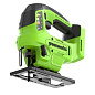 Лобзик акк. Greenworks GD24JS90, 24V, б/щет, 90 мм,0-3000/мин,4 ст.маятник,LED,1х2Ач,ЗУ