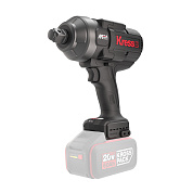 Гайковерт аккумуляторный бесщеточный KRESS KUB35.91, 20В, 3/4", 1700 Нм, без АКБ и ЗУ, кейс