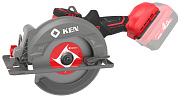 Аккумуляторная циркулярная пила KEN BL5150-40C б/щ (20В, 2х4.0Ач, 150мм, 7000об/мин, З/У)
