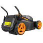 Газонокосилка аккумуляторная WORX WG779E.1, 40В, 34 см, 4Ач х2, двойное ЗУ 2x2A