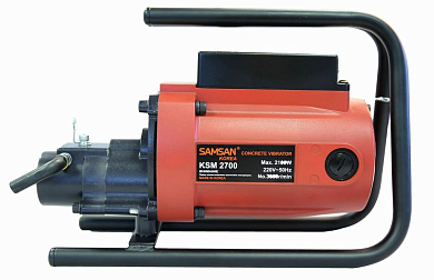 Глубинный вибратор Samsan KSM-2700 2,7кВт / 220В / УЗО / ремень плечевой / 5,7кг