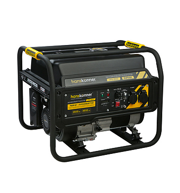 HPG-3500 Бензогенератор Hanskonner 3.5кВт Duplex