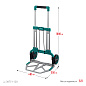 Складная хозяйственная тележка KRAFTOOL ATLANT, до 120кг