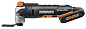 Реноватор аккумуляторный WORX WX678, 20В, 1*2,0Ач, кейс