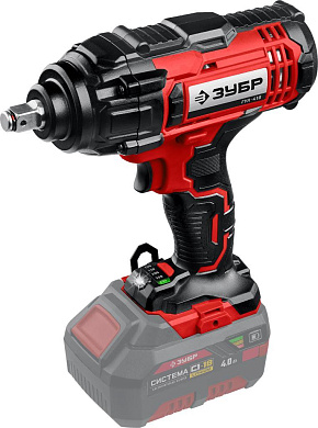 Гайковерт ударный, без АКБ, в коробке ГУЛ-410 ЗУБР серия «МАСТЕР»