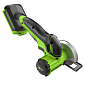 Угловая мини-шлифмашина акк. Greenworks GD24UCS, 24V, б/щет,20000 об/мин,76 мм,рез18 мм,без АКБ и ЗУ