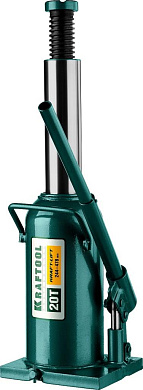 Домкрат гидравлический бутылочный KRAFTOOL KRAFT-LIFT 20т, 244-449мм