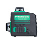 Уровень лазерный 3D Pyramid 30G V2x360H360 с зеленым лучом FUBAG