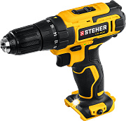 Дрель-шуруповерт, без АКБ, в коробке CD-200 STEHER