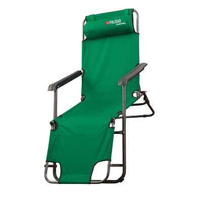 Кресло-шезлонг двухпозиционное 156*60*82cm Camping// Palisad