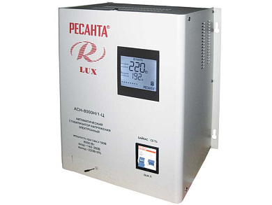 Стабилизатор напряжения РЕСАНТА АСН-8000Н/1-Ц