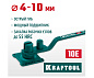 Ручной станок для гибки арматуры KRAFTOOL 10 E, острый гиб, на подшипнике