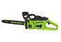 Цепная пила аккумуляторная Greenworks GD40CS20X, 40V, 40 см, 2000 Вт, бесщеточная, c 1хАКБ 4 Ач И ЗУ