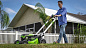 Газонокосилка самоходная, аккумуляторная Greenworks GD60LM51SP, 60V, 51 см, бесщ, без АКБ и ЗУ