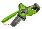 Цепная мини пила аккумуляторная Greenworks G24MCS10,  24V, 10см, без АКБ и ЗУ (2008207)
