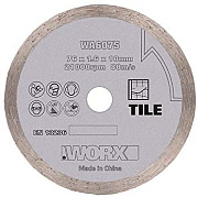 Алмазный пильный диск WORX WA6075 76х1,6х10