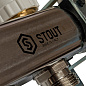 Коллектор из нержавеющей стали STOUT (полностью укомплектованный) с расходомерами 10 контуров