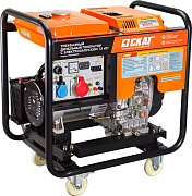 Генератор дизельный СКАТ УГД-7500ЕТ трехфазный PROFF