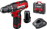 Дрель-шуруповерт аккумуляторная ЗУБР ДШЛ-125-22