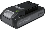 Аккумулятор Greenworks G24B4+, 24V, 2хUSB-C PD 3.0, цифровой индикатор, 4Ач (2940407)