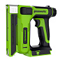 Степлер акк. Greenworks G24CS10, 24V, 60 уд/мин, скобы Т53, гвозди Т47,1х2Ач,ЗУ