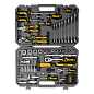 Набор инструментов, 1/2", 1/4", CrV, S2, пластиковый кейс, 84 предмета// Denzel