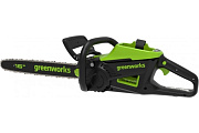 Цепная пила аккумуляторная Greenworks GD60CS25, 60V, 40 см, бесщеточная, 2500 Вт, без АКБ и ЗУ