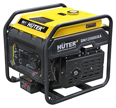 Инверторный генератор Huter DN12500iXA (электростартер)