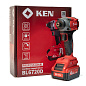 Винтоверт аккумуляторный ударный бесщеточный KEN BL6720D-40C (2х4.0Ач, 230Нм, З/У, сумка)