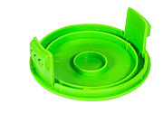 Крышка шпули пластиковая зеленая 2907907 для триммеров Greenworks GST5033M 500W Deluxe, GST5033 500W