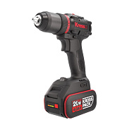 Дрель-шуруповерт аккумуляторная бесщеточная KRESS KUA71, 20В, 60Нм, 4Ач x2, ЗУ, кейс