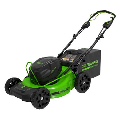 Газонокосилка  аккумуляторная самоход Greenworks GC82LM51SP2K2, 82V, 51 см, бесщ, c 1хАКБ 5 Ач и ЗУ