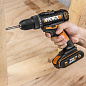 Дрель-шуруповерт аккумуляторная WORX WX101.2, 20В, 2.0Ач x1, ЗУ 2А, кейс