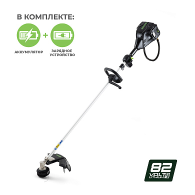 Аккумуляторный Бесщёточный Триммер Greenworks 82V (41 см) 2,5 А.ч. АКБ и ЗУ, арт. 2101707UA