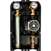 Насосная группа STOUT с прямым контуром 1" с насосом Grundfos UPSO 25-65 в теплоизоляции