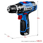 Дрель-шуруповерт  + LED фонарь ЗУБР DL-121-22F