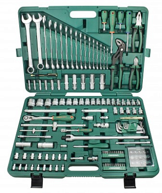 Набор инструмента универсальный 1/4", 1/2"DR, 142 предмета Jonnesway