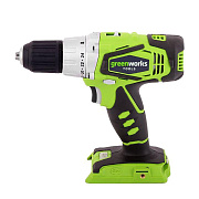 Дрель-шуруповерт аккумуляторная Greenworks G24DD, 24V, (без АКБ и ЗУ)
