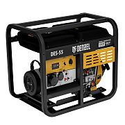 Генератор дизельный DES-55, 5,5 кВт, 230 В, 11 л, ручной стартер Denzel