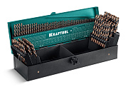 Набор сверл по металлу KRAFTOOL Cobalt, 118 шт, (1-13 мм), сталь М42, HSS-Co(8%)