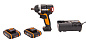 Гайковерт аккумуляторный WORX BL WX279, 20В, бесщеточный, 2Ач x2, кейс