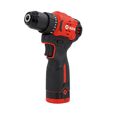 Шуруповерт аккумуляторный бесщеточный KEN BL7316X-20C 16В 60 Нм 2х2Ач, ЗУ, сумка