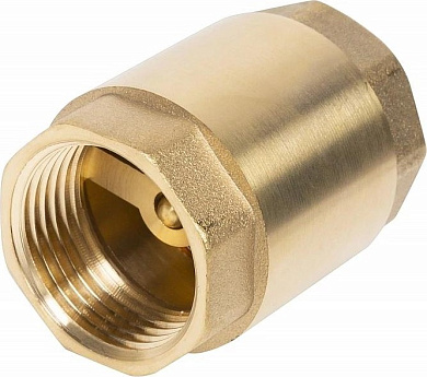 Клапан обратный пружинный латунное седло Джилекс 1"