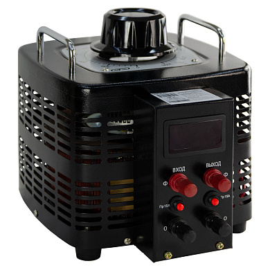 ЛАТР ЭНЕРГИЯ Black Series  1Ф TDGC2-5кВА  15А (0-300V) цифр.
