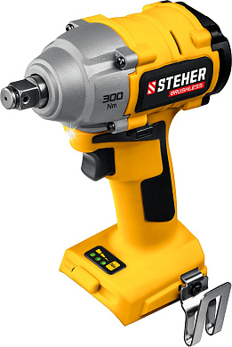 Бесщеточный гайковерт, без АКБ, в коробке CWB-300 STEHER 20В